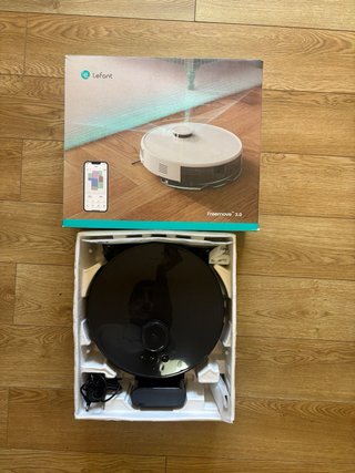 Robot aspirador Lefant con app y base de carga
