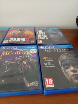 Lote 6 Juegos PS4: Assassin's Creed, Red Dead 2, T