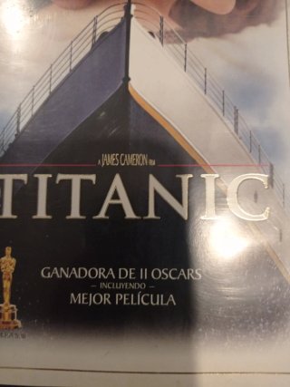 Película Titanic VHS