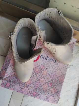 Tronchetti donna beige n.37 colore beige/ghiaccio.