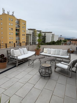 Muebles de exterior ratán y madera