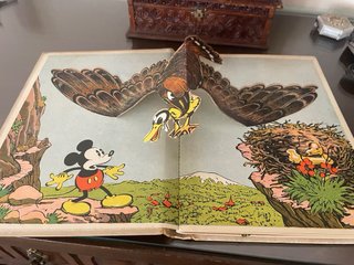 MINI Y EL PATO MOBY WALT DISNEY ORIGINAL  1934