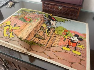 MINI Y EL PATO MOBY WALT DISNEY ORIGINAL  1934