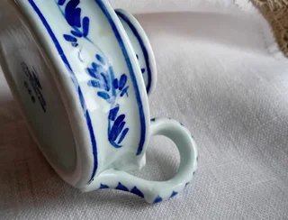 Delfts blauw 646 Holland Vtg Portacandela