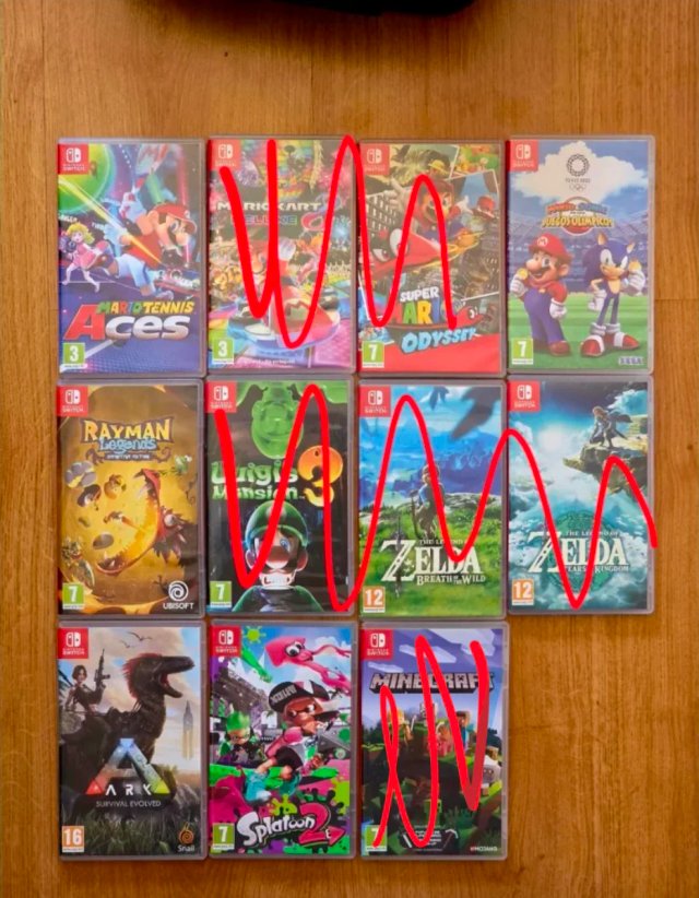Lote 5 Juegos Nintendo Switch