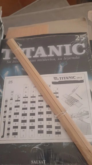 Fascículos Maqueta Titanic Madera y Metal
