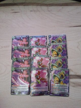 Lote Cartas Dragon Ball Z FOIL