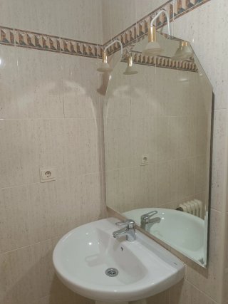 Espejo de baño forma hexagonal