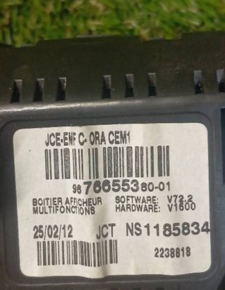 Ordenador de 9676655380-01 peugeot 207 1.3 g 46385