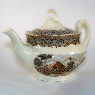 Vajilla juego de té la Cartuja de Sevilla original