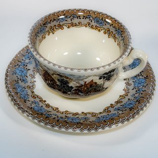 Vajilla juego de té la Cartuja de Sevilla original