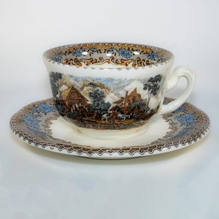 Vajilla juego de té la Cartuja de Sevilla original