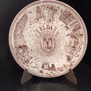 Plato Decorativo Elda Colección Caja Ahorros