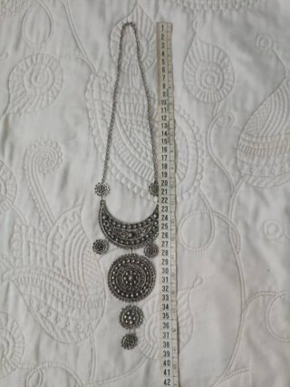 Collar étnico plata