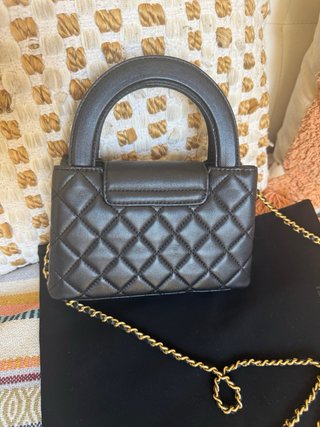 Borsa stile Chanel Kelly Mini in pelle