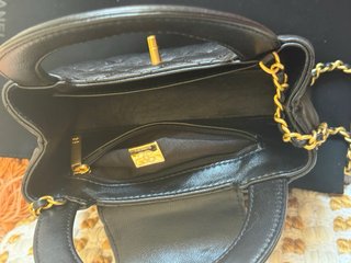 Borsa stile Chanel Kelly Mini in pelle