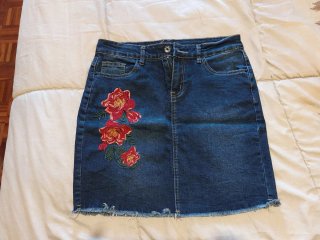 Lote faldas y pantalones cortos vaqueros talla 38