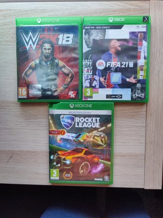 Xbox One Juegos WWE 2K18, FIFA 21, Rocket League