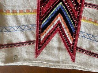 Falda mujer bordada multicolor