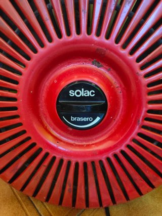 Brasero Solac Rojo