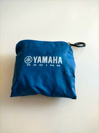 Mochila Yamaha Plegable Negra y Azul