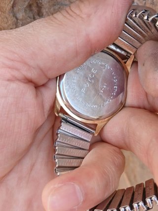 Reloj Royce Cuerda Caballero Vintage Oro/Plata