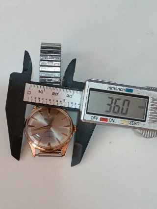Reloj Royce Cuerda Caballero Vintage Oro/Plata