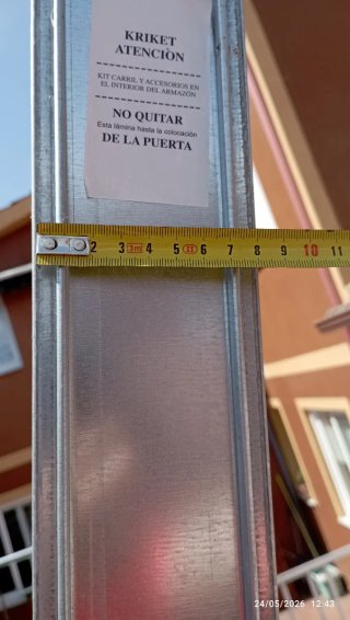 Casetón puerta corredera