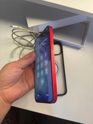 iPhone 14 Plus Rojo + Cargador y Funda ne