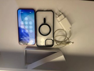 iPhone 14 Plus Rojo + Cargador y Funda ne