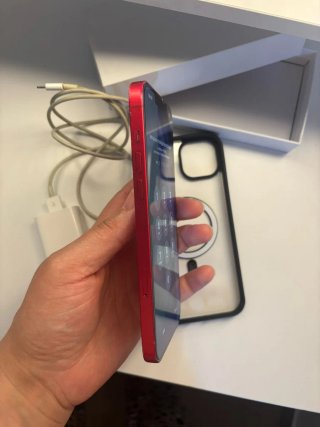 iPhone 14 Plus Rojo + Cargador y Funda ne