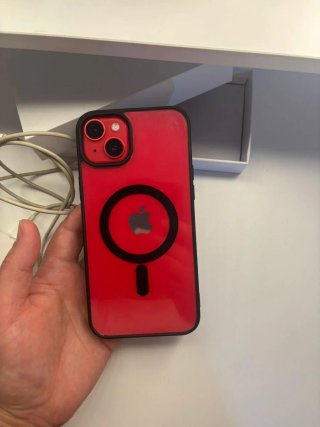 iPhone 14 Plus Rojo + Cargador y Funda ne
