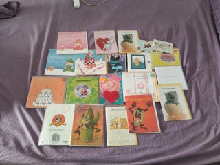 Lote de 17 postales de felicitación