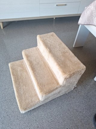 Escaleras para mascotas beige