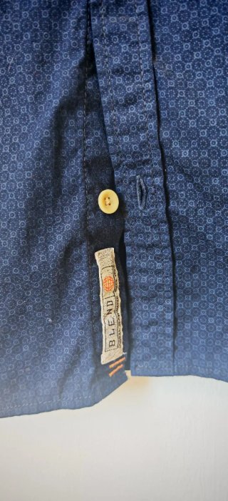 Camisa Blend azul, hombre, t. XXL