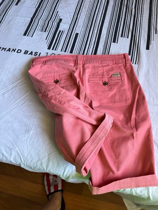 Pantalón corto Pepe Jeans London rosa salmón