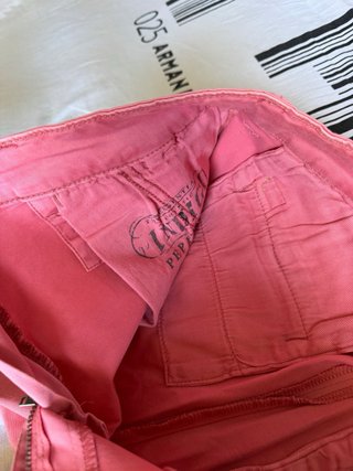 Pantalón corto Pepe Jeans London rosa salmón