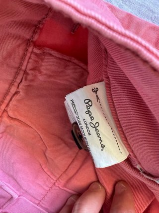 Pantalón corto Pepe Jeans London rosa salmón