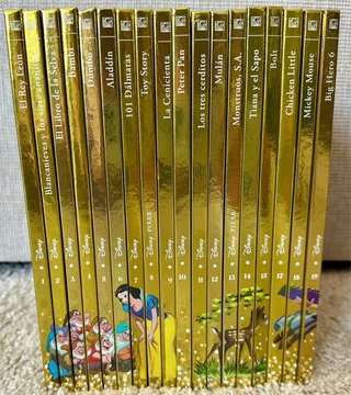 Lote libros dorados Disney 1-19