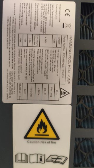 Bomba de calor para piscina