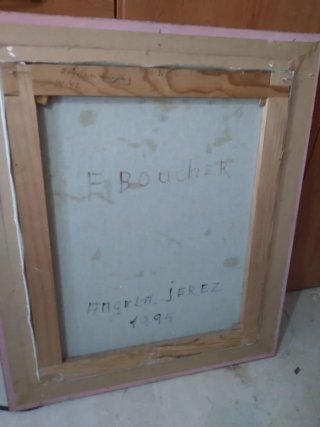 Lienzo de madera pintado