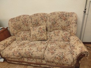 Conjunto Sofá Vintage Floral