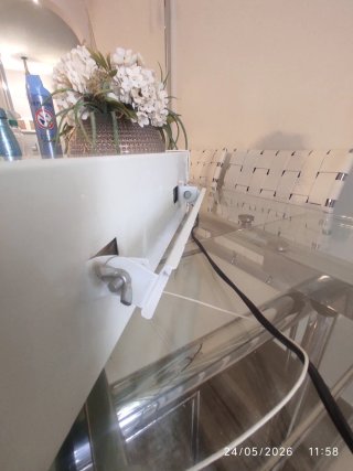 Calefactor FM Blanco y Plateado