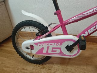 Bicicleta Infantil Neón 16 Rosa