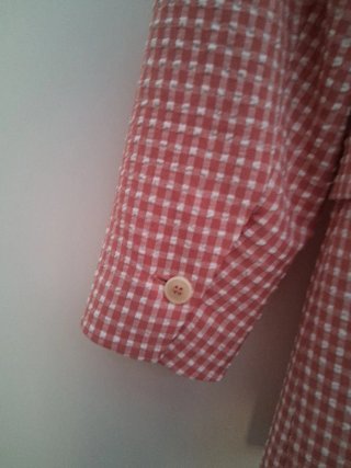 Chaqueta Zara Cuadro Vichy Rosa y Blanca
