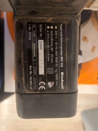 Sierra Ingletadora Einhell BKG 210