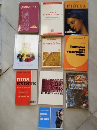 Lote de 4: EL ROSTRO DE DIOS, de Ratzinger y más..