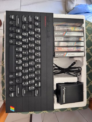 Sinclair ZX Spectrum+ Consola Negra