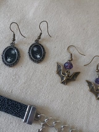 Conjunto Bisutería Gótica Artesanal