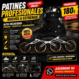 Patines en línea profesionales 4x110mm